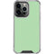 Celadon Solid iPhone 14 Pro Clear Case